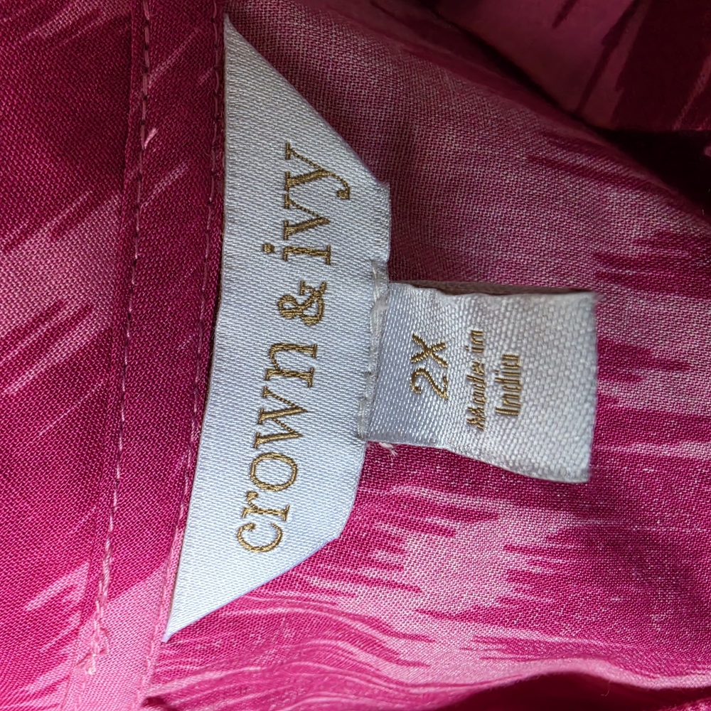 crown & ivy Bright Fuchsia Women's Jeans